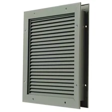 Guard Louver, No Vision, 24x24 L-700-BF-24x24  Guard L-700-BF-24x24 Steel Gray