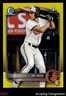 2025 Bowman Chrome Draft Yellow Refractor #BDC16 Ike Irish 54/75 ROOKIE 1st