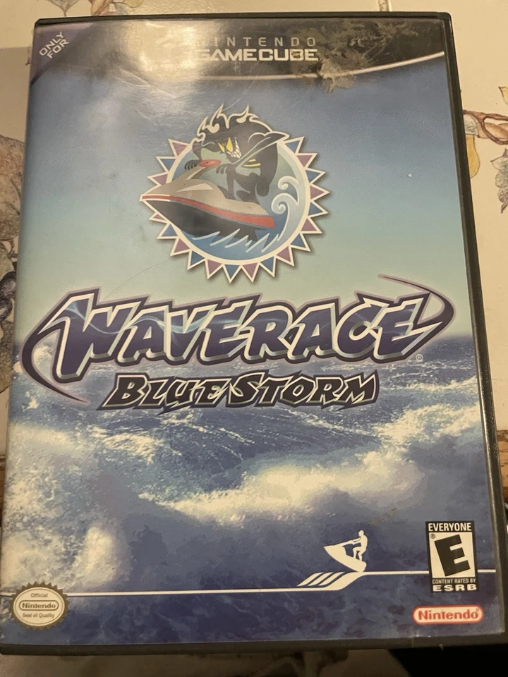 Wave Race: Blue Storm (Nintendo GameCube, 2001) CIB Completo con Manual Probado Foto 3 de 4