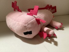 Minecraft PINK AXOLOTI Plush by Mojang Mattel - 12