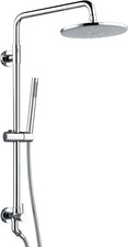 SUMERAIN Retrofit Rain Shower Heads System with 9 Inch Shower Head Chrome - NEW