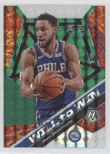 2019-20 Panini Mosaic Will to Win Green Mosaic Prizm Ben Simmons #15 0c4