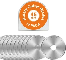10 Packs 45mm Rotary Cutter Blades 45mm Quilting supplies Rotary Cutter Blades f