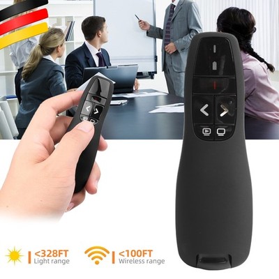 Professional Wireless R400 Receiver PPT Presenter Red Laser-Pointer für Logitech