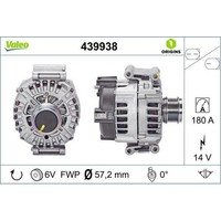 Generator Valeo 439938 Valeo Origins - New O.E. Technologie FüR Audi Porsche