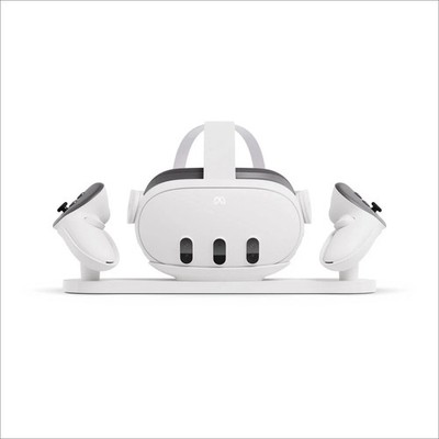 Oculus Ladestation für Meta Quest 3 Zubehör für VR Brille Moonstone White