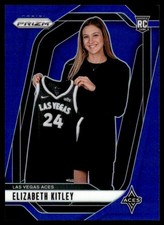 2024-25 Panini Prizm WNBA Blue Elizabeth Kitley Rookie 062/199 Las Vegas Aces