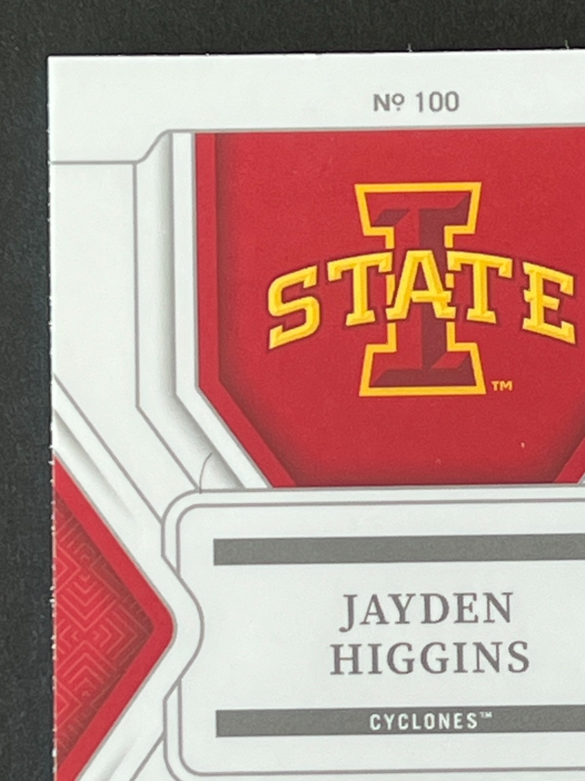 Jayden Higgins 2025 National Treasures Collegiate RC Patch Auto #ed 8/10 view 7