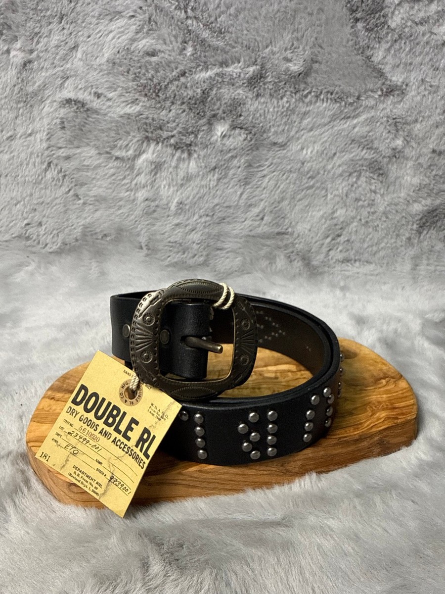 RRL Double RL Ralph Lauren Rare Western Cowboy Leather Belt SIZE