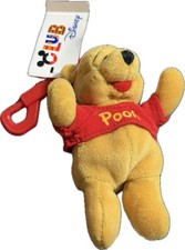 Club Disney 1990s Winnie the Pooh Mini Bean Bag Plush Keychain 4.5