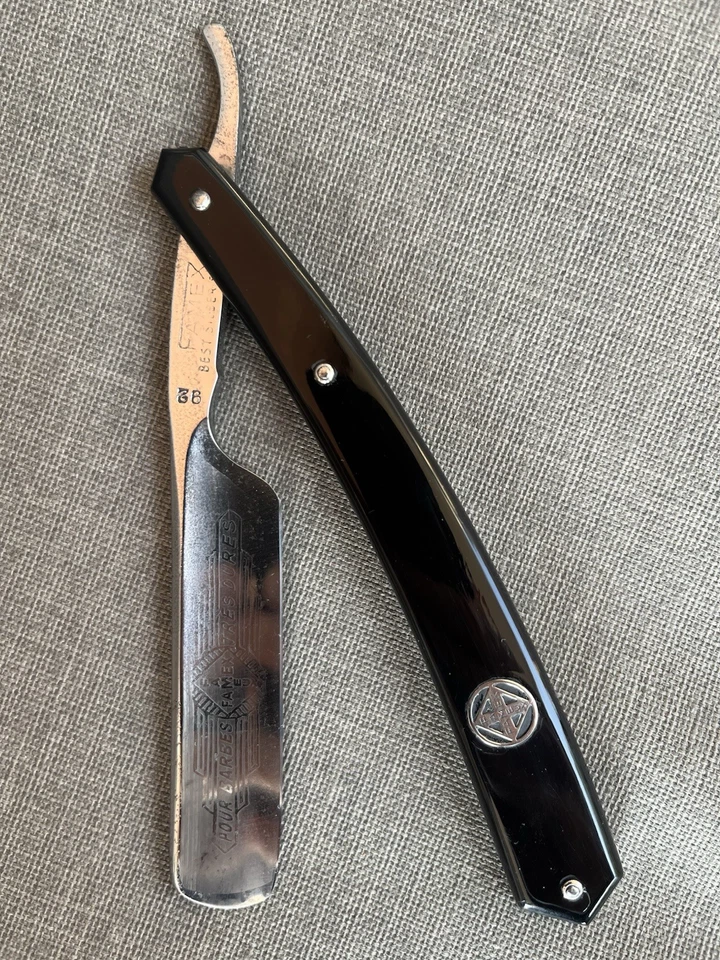 Famex no.92  Solingen Rasoio a mano libera  razor coupe choux - Immagine 2 di 4