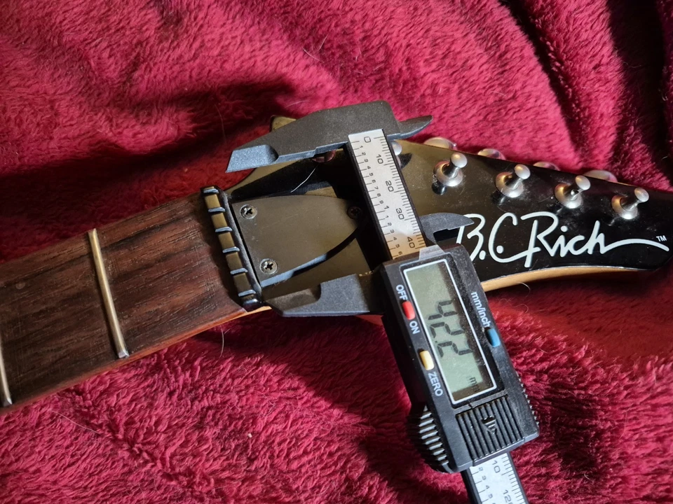 BC B.C. Rich Warlock E-Gitarrenhals 24 Bünde 24,75" Scale RW Griffbrett - Bild 3 von 4