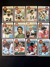1979 Topps FB Lot 56 Dif VG-EX To NM 3 HOFers Russ Francis Ted Hendricks Ray Guy
