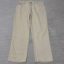 Vintage Levi's 517 Relaxed Denim Jeans Beige Made in USA Men's 42x30 NWT New