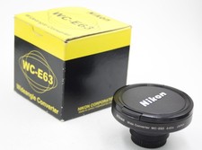 Nikon WC-E63 Wideangle Converter 0.63x Lens - For Coolpix - Made in Japan - Mint