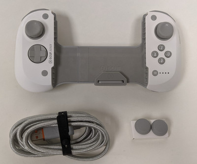 SCUF Nomad Wireless iPhone Gaming Controller   Bluetooth   White   Used