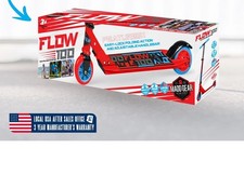 Madd Gear Flow 100 Kids Kick Scooter Adjustable Handlebar Folding Ages 3 