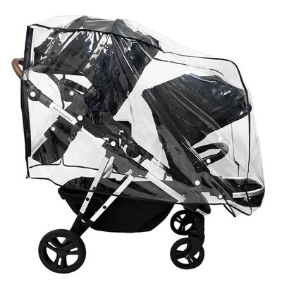 Double Rain and Wind Cover Made for Mockingbird Single-to-Double 2.0  Stroller w/ | eBay