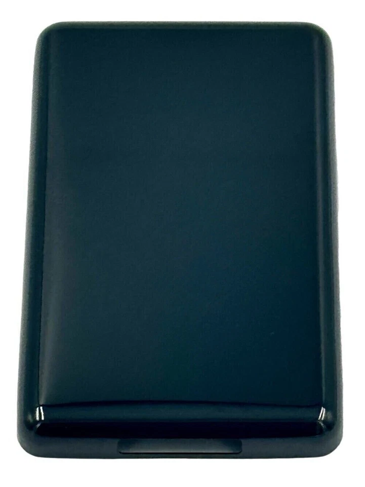 PROJECTCHASE Black Back Plate Apple iPod Classic 6th 7th Housing Rear Thick Cover Blank Rear