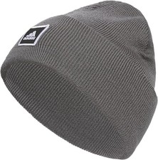 ADIDAS TREFOIL Originals Tall Utility Cuff Knit SOFT STRETCH FOLD Beanie HAT NEW