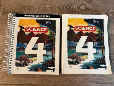 BJU Press Bob Jones Science 4 Fifth Ed. Student Book & Activities Answer Key Lot