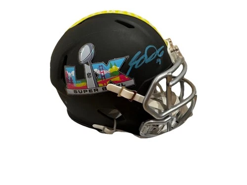 Sam Darnold Signed Seattle Seahawks (Super Bowl LX) Mini Helmet BECKETT BAS