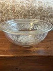Vintage Set 3 PYREX White Lace Colonial Mist Nesting Mixing Bowls