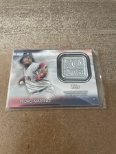 2021 Topps Pedro Martinez 70th Anniversary Logo Patch Series 1 #70LP-PM Red Sox