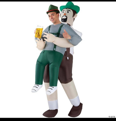 Bavarian October Fest Inflatable Pick Me Up Costume, Adult OS. Tested Worn Once.