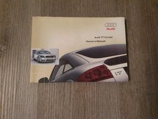 Audi TT Mk1 98-06☆Owners Manual☆Handbook☆VGC☆FREE TRACKED P&P 