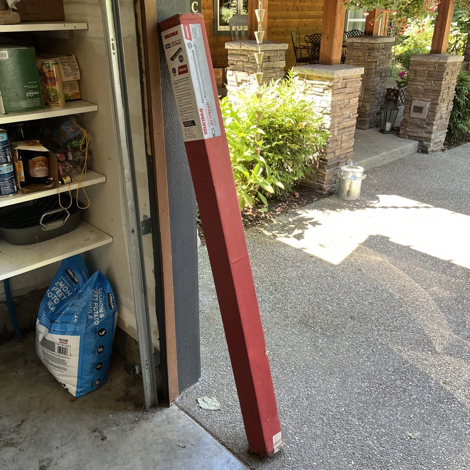 Yakima 60" Medium Jetstream 2x barras de carga transversal aerodinámicas para portaequipajes + tapas de extremo Foto 3 de 3