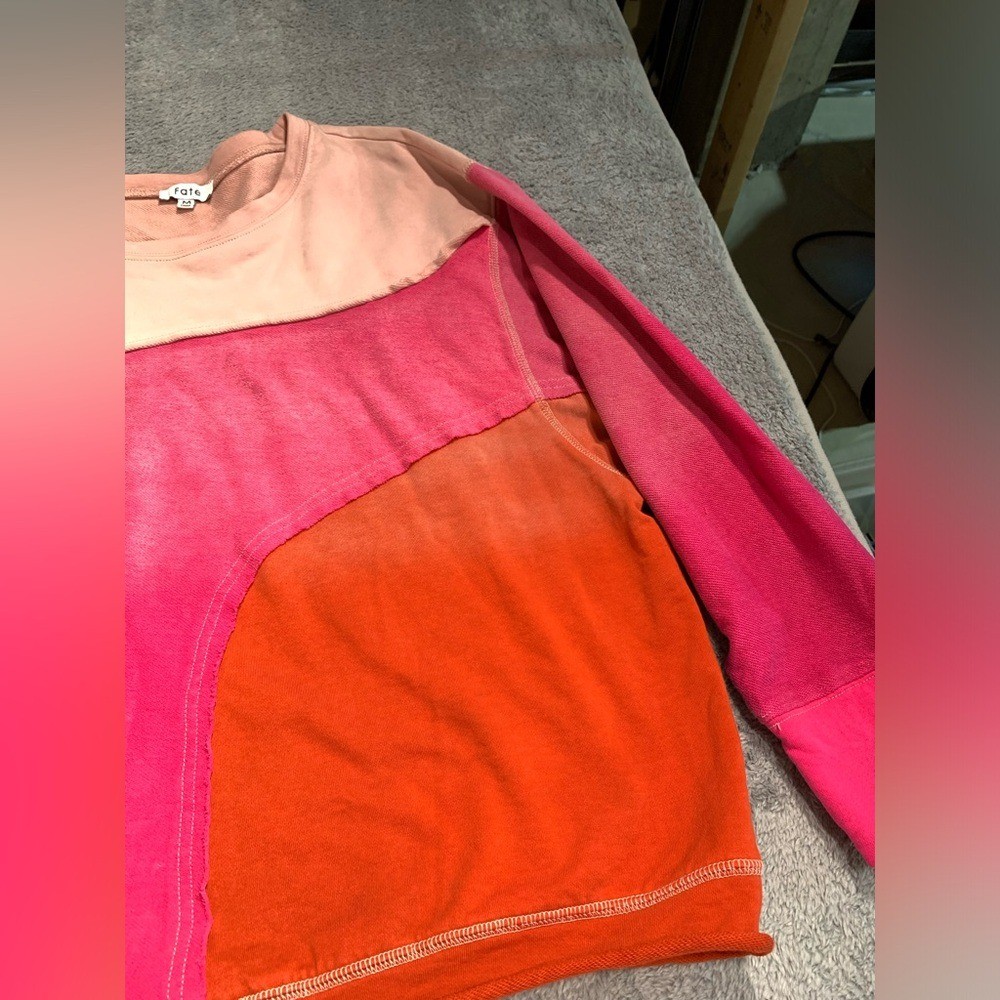 Fate Colorful Patchwork Sweatshirt medium - image 6