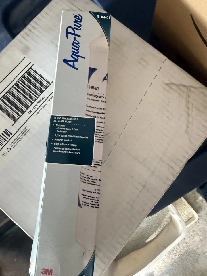 NUEVO 3M™ Aqua-Pure™ Sistema de Filtro de Agua en Línea IL-IM-01 Estuche Completo de 10 Foto 2 de 3