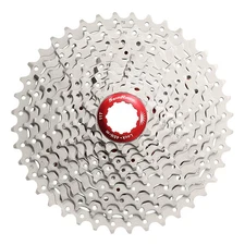 Sun Race CSMX3 10-Speed Aluminum Cassette 11-42T for /SRAM, Metallic Silver