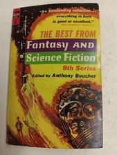 The Best from Fantasy and Science Fiction 8th Series Book Anthony Boucher 1959