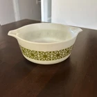 Vintage Pyrex Green Square Verde 472 Cinderella 1 1/2 pt Casserole Dish 1960's