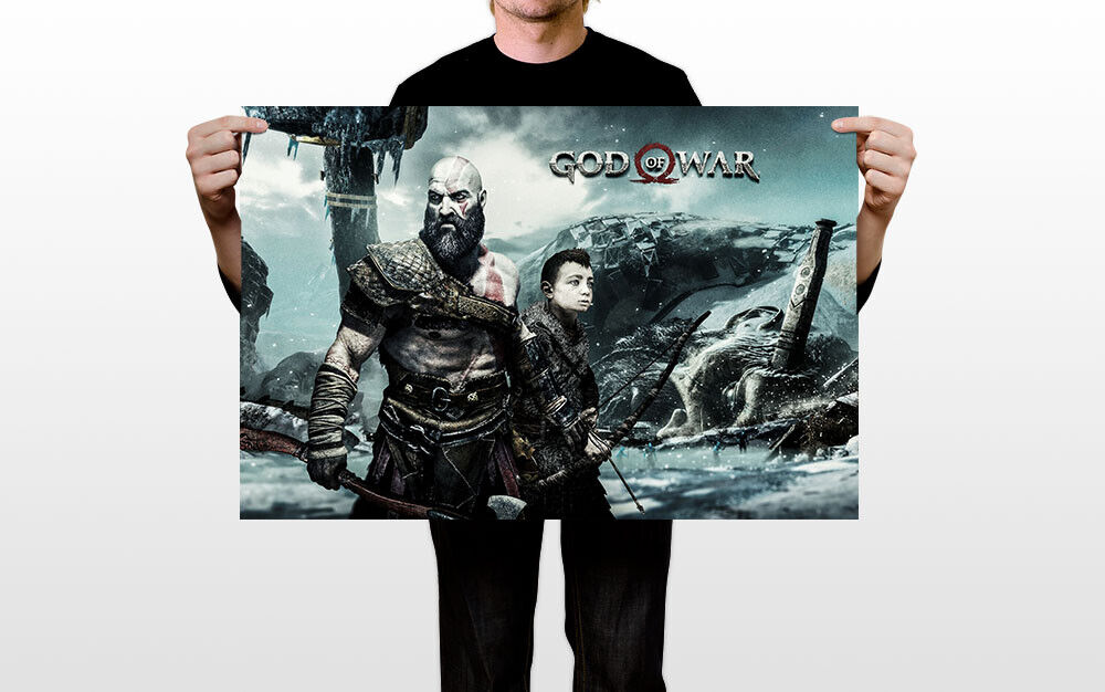 God Of War 4 Video Gaming Action Adventure Wall Art Home Decor - POSTER  20x30