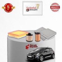 Set Service 4 Filter Citroen DS3 1.6 Bluehdi 55KW 75CV Von 2015-