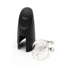 Rico Silver Plated Bass Clarinet H-Ligature  Cap for Selmer-Style Mouthpieces -
