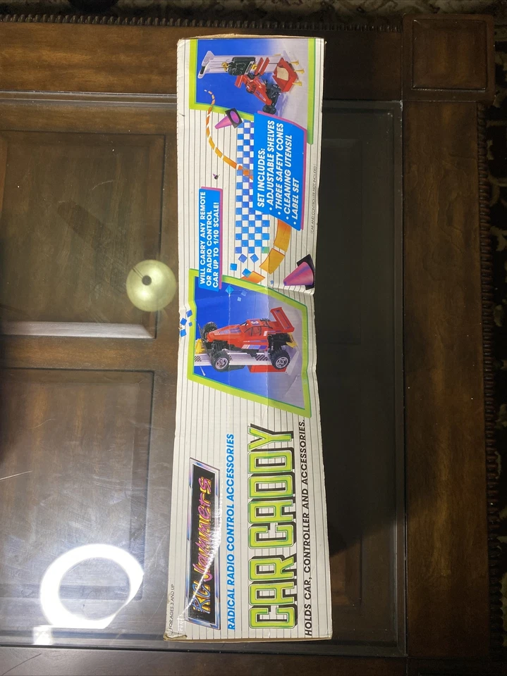 Vintage 80s Race Car Toy RC Jammers Speed Trap And Car Caddy Lot By Funstation - Image 3 of 4