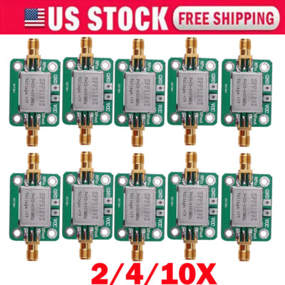 2/4/10PC LNA 50-4000 MHz RF Low Noise FM Amplifier Signal Receiver SPF5189