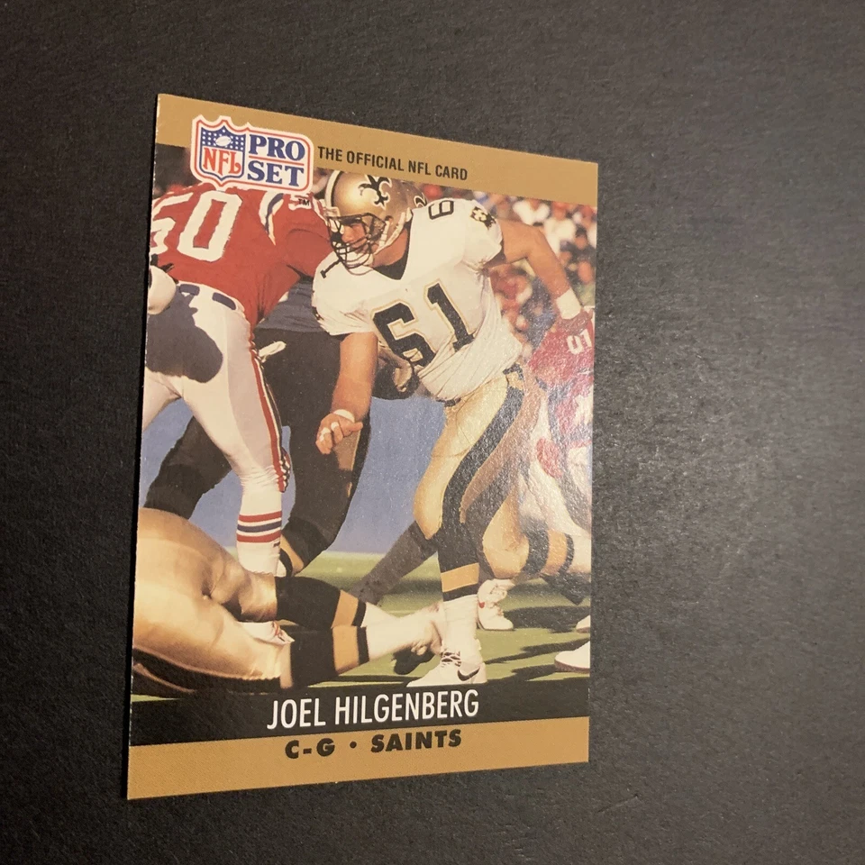 1990 NFL ProSet Joel Hilgenberg #588 (RC) - Image 2 of 4