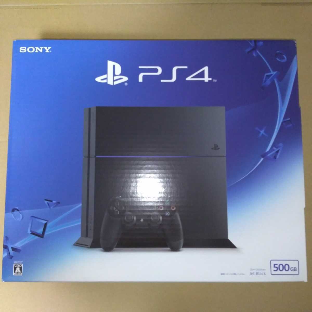 New PlayStation 4 Jet Black PS4 (CUH-1200 AB01) HDD 500GB Console SONY