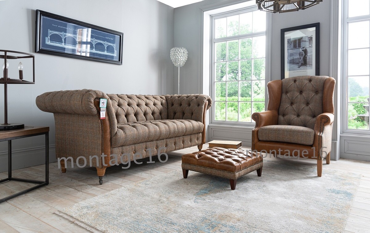 Harris Tweed Sofa Bed | Baci Living Room
