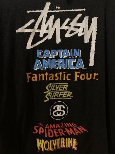 Stussy x Marvel Vintage Tee (size L) | eBay