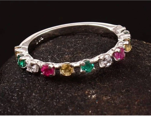 Anello Donna In Argento 925 Con Pietra Naturale Ovale – Fatto A Mano, Stile Boho, Regalo Speciale
