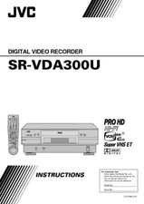 JVC SR-VDA300U DVD and VCR Owners Instruction Manual Reprint