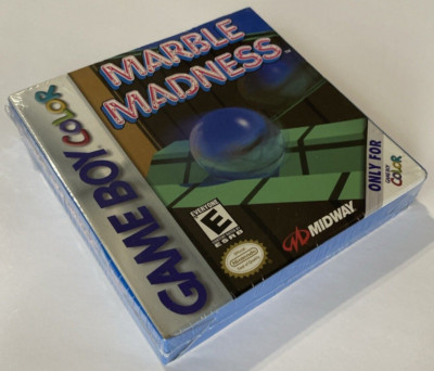 NEW Marble Madness Nintendo FACTORY SEALED Game Boy Color, 1998