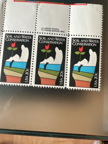See Photos. US Stamps #2074 ~1984 20c Soil and Water Conservation MNH OG SP2657 - Picture 3 of 3