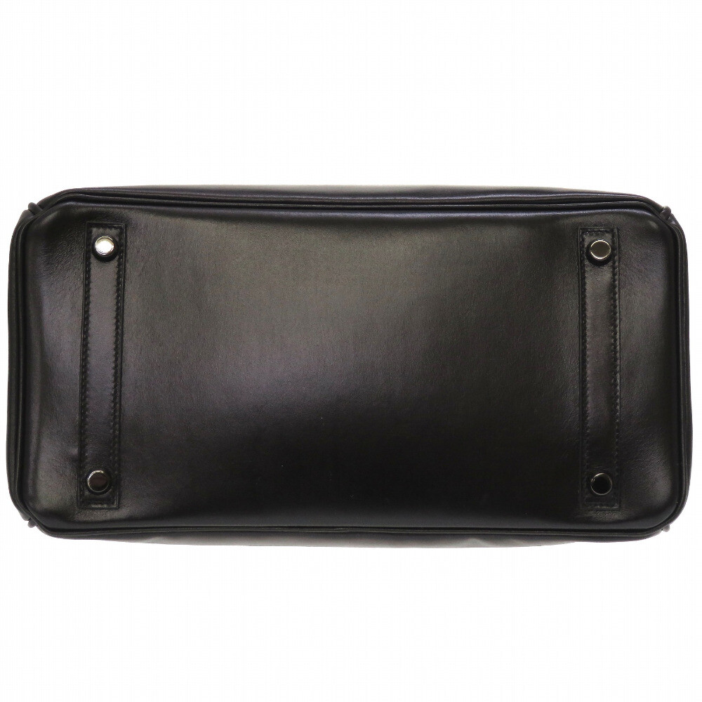 AUTHENTIC HERMES Birkin 30 SO-BLACK Black Box calf Hand Bag AUTHENTIC HERMES Birkin 30 SO-BLACK Black Box calf Hand Bag